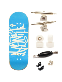 Finga dřevěný fingerboard profesionální - Design - Tag modrá