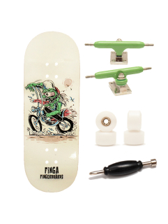 Finga dřevěný fingerboard profesionální - Design - Biker