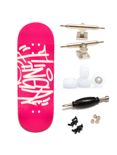 Finga dřevěný fingerboard - Design - Tag magenta